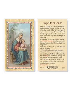 St Anne - Prayer to Obtain Favor Holy Card. Inc. of 25