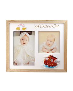 4" x 6" - 4" x 4" Photo Frame with Gold Foil Sticker Noah's Ark