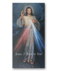 19" x 39" Canvas Divine Mercy Print