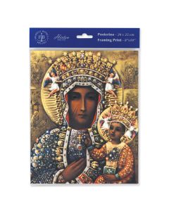 8" x 10" Our Lady of Czestochowa Print (sold in inc. of 3)