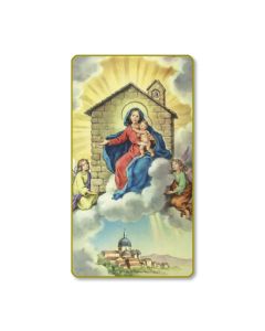 Nuestra Senora De Loreto Holy Card