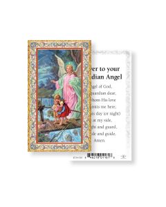 Prayer to Your Guardian Angel Holy Card