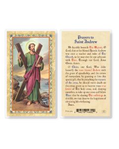 St. Andrew Laminated Holy Card. Inc. of 25