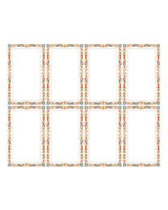 Florentine Border Eight-Up Micro Perforated Holy Cards