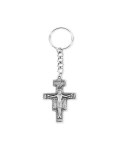 San Daminao Crucifix Keychain