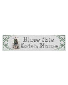 Saint Patrick Wooden Door Blessing Plaque