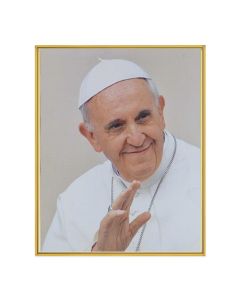 8" x 10" Pope Francis Plaque
