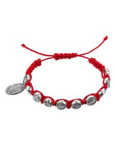 Saint Roch Blessed Bead Cord Bracelet