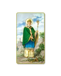 Saint Patrick Holy Card
