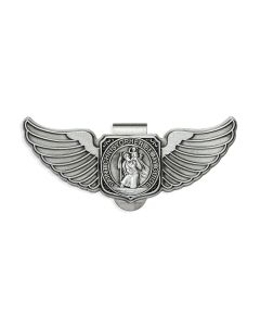 Saint Christopher Wings Auto Visor Clip (Sold in Inc. of 3)