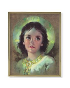 8" x 10" Gold Plaque Frame with a The Child Jesus Print