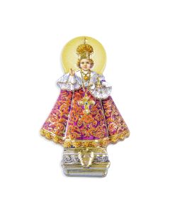 Magnetic Resin Statuette of the Infant of Prague 