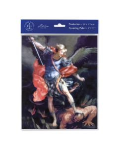 8" x 10" Saint Michael Print  (sold in inc. of 3)