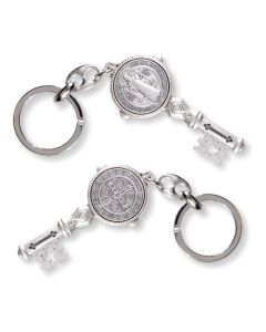 Saint Benedict Medal Key, Keychain