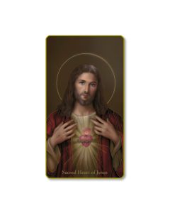 Sacred Heart of Jesus Holy Card