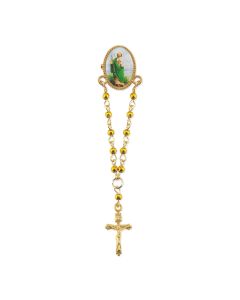 Saint Jude Gold Plated Oval Lapel Pin-P65