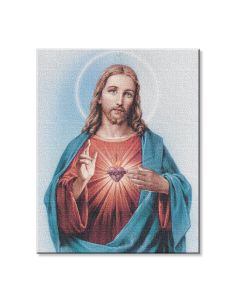 8" x 10" Sacred Heart Canvas Print