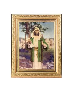8 1/4" x 10 1/4" Gold Ornate Frame with a 6" x 8" Chambers: Saint Jude Thaddeus Print