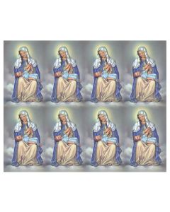 Our Lady of Divine Providence Eight-Up Micro Perforated Holy Cards