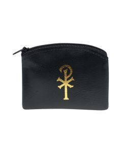 Black Zippered  Rosary Case-Inc. of 6-P65