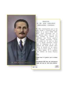 Dr. Hernandez Holy Card in Spanish