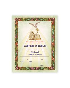 8" x 10" Confirmation Certificates