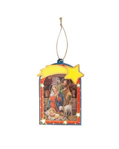 4" Adoration of the Magi Christmas Nativity Scene. Sets of 3