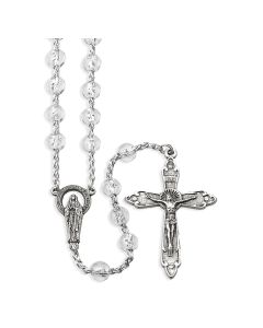 Clear Acrylic Bead Rosary