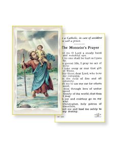 Saint Christopher Holy Card 