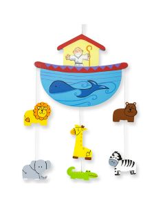 Noah's Ark Wooden Hanging Mobile