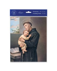 8" x 10" Saint Anthony Print  (sold in inc. of 3)