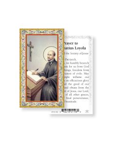 Saint Ignatius Holy Card