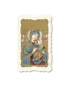 Our Lady of Perpetual Help Holy Card