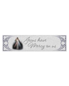 Divine Mercy Wooden Door Blessing Plaque