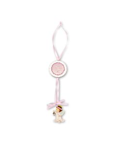 God Bless and Protect Me Plaque - Pink