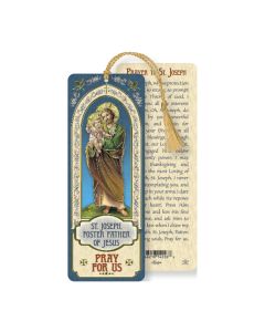 Saint Joseph Laminated Bookmark