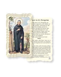 Prayer to St Peregrine Holy Card
