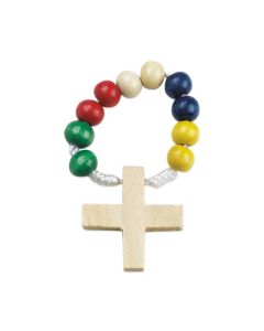 Mission Wood Rosary Ring