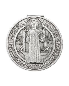Saint Benedict Auto Visor Clip (Sold in Inc. of 3)