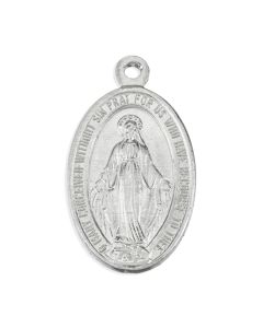 7/8" Miraculous Medal in Aluminum