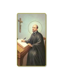 Saint Ignatius of Loyola Holy Card