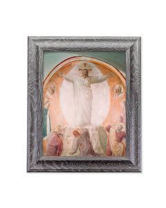 10 1/2" x 12 1/2" Grey Oak Finish Frame with an 8" x 10" Transfiguration of Christ Print