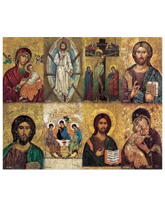 Icon Series Assorted Eight-Up Micro Perforated Holy Cards