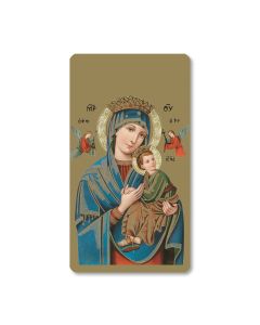 Our Lady of Perpetual Help Holy Card