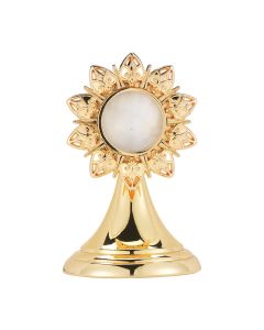 Gold Plated Reliquary with Filigree Border-P65