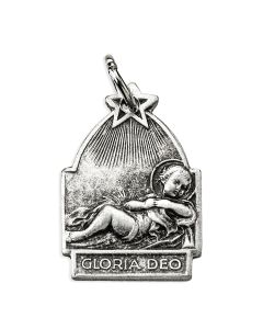 18mm Gloria Deo Jesus Medal