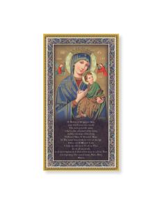 Mother of Perpetual Help Plaque with Prayer