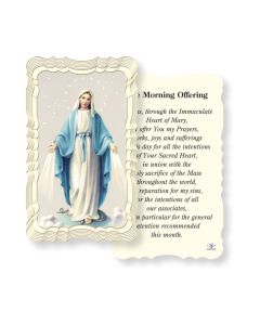 The Morning Offering Holy Card