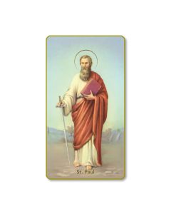 Saint Paul Holy Card