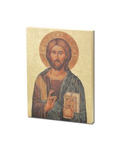 Christ All Knowing Embossed Wood Plaque